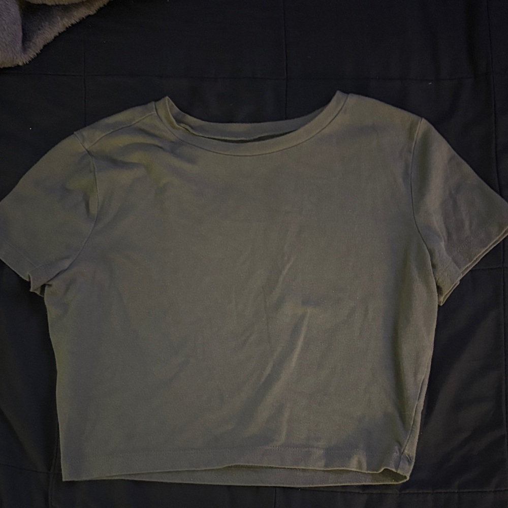 Wild Fable Olive Crop Top